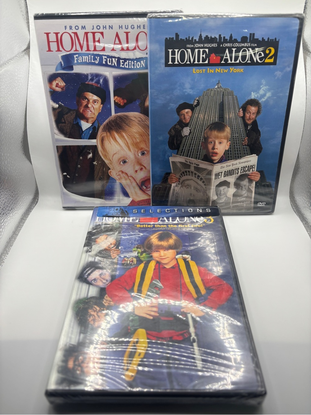 Home Alone DVD Bundle — Red, Blue, White Covers